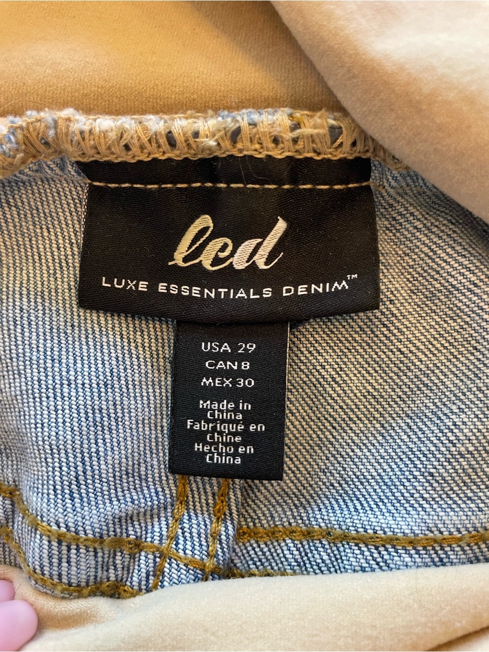 Best EVER distressed cropped straight-leg maternity Jeans 29 - Picture 6 of 7
